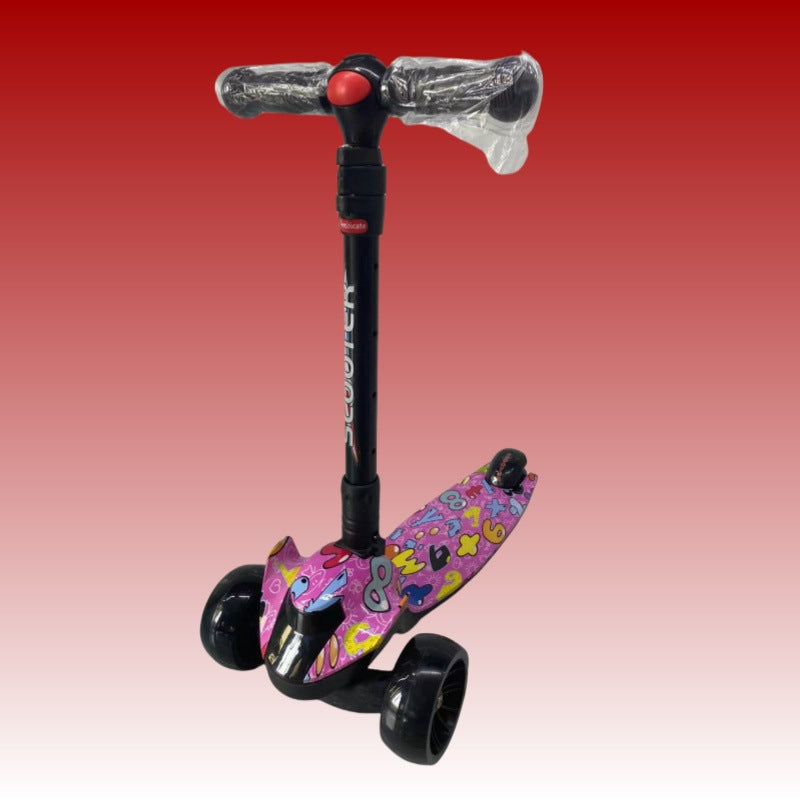 LTECH wholesale children's scooter children's scooter older children's three-wheeled scooter children's four-wheeled children's yo-yo