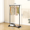 Clothes hanger floor-standing for home balcony indoor simple clothes drying pole movable clothes hanger student dormitory clothes drying rack