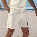 hot-selling men's polo shirt set, new summer two-piece casual short-sleeve and shorts set, dropshipping available