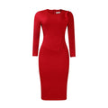 D356 european and american  spring new arrivalelegant silm pencil skirt fashion hip-covering african plus sizeexportdress