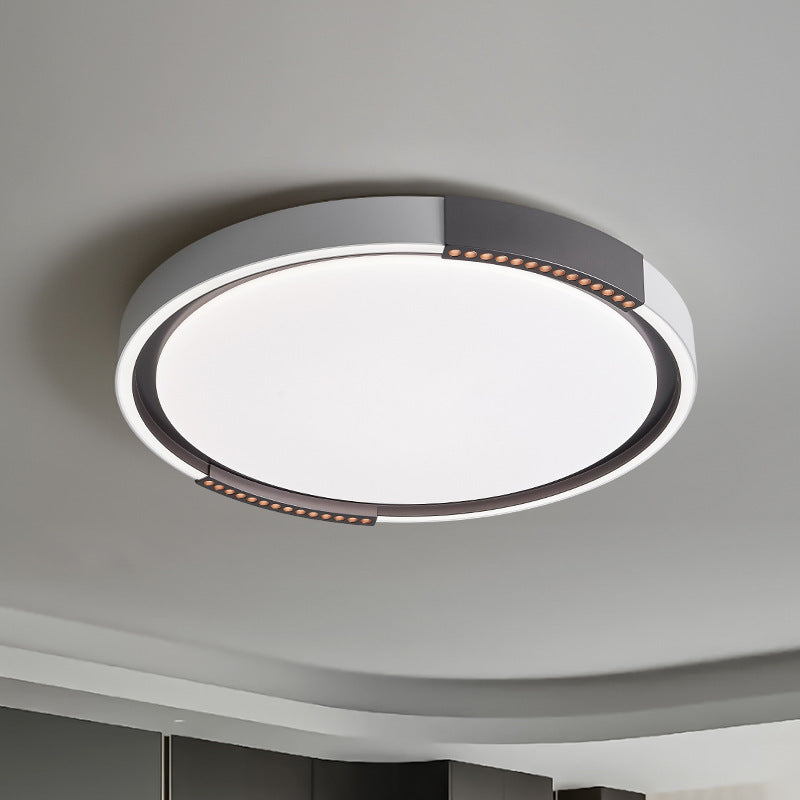 Master bedroom ceiling light Nordic room main light Zhongshan home improvement lighting minimalist round lighting modern minimalist bedroom light