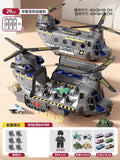 "gray" electric propeller transport aircraft + charging set + building block minifigure * 1 + 10 alloys