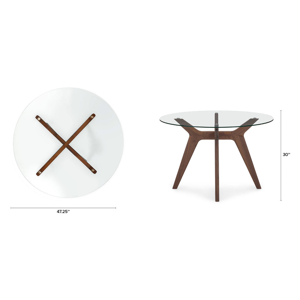 Export tempered glass dining table light luxury classy solid wood table modern casual dining table and chairs dining table