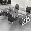 Office furniture desk 4-seater double 6-station workstation booth desk computer desk chair combination executive office desk