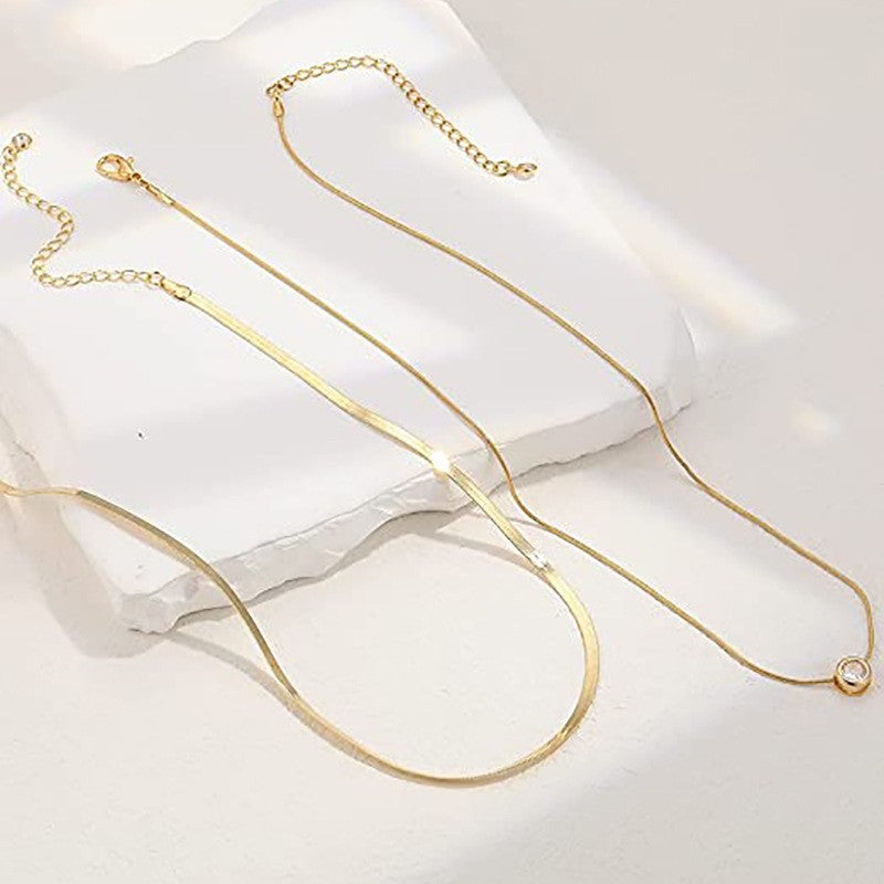 Amazon cross-border new fashion cross heart coin zircon pendant multi-layer necklace jewelry trendy women's style
