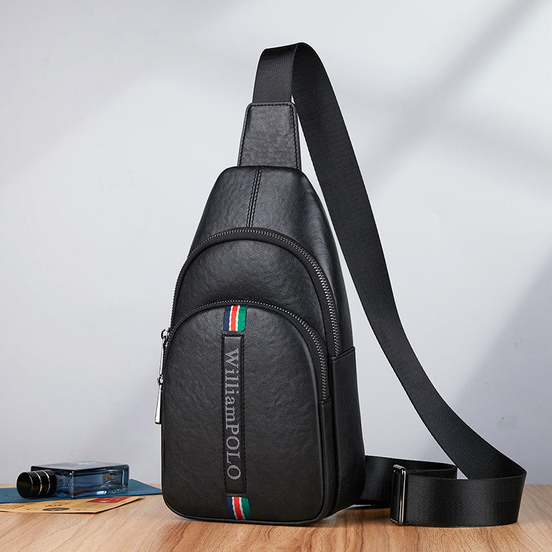 Emperor Paul Breast Bag Men's Bag Crossbody Bag Shoulder Bag Men's Backpack Leather Fashion Casual High-end Men's Bag