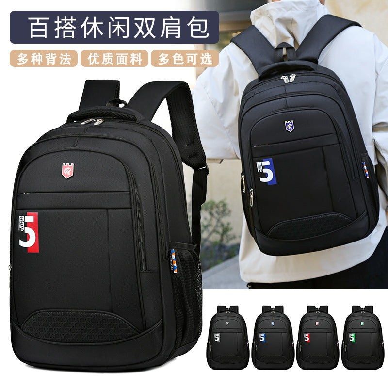 Cross-border new backpack commuter business computer backpack large capacity student schoolbag leisure travel backpack wholesale