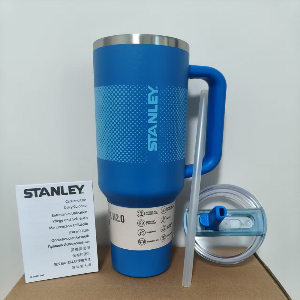 Amazon stanley 3rd generation ice cup 304 stainless steel vacuum insulated cup outdoor portable foldable straw cup