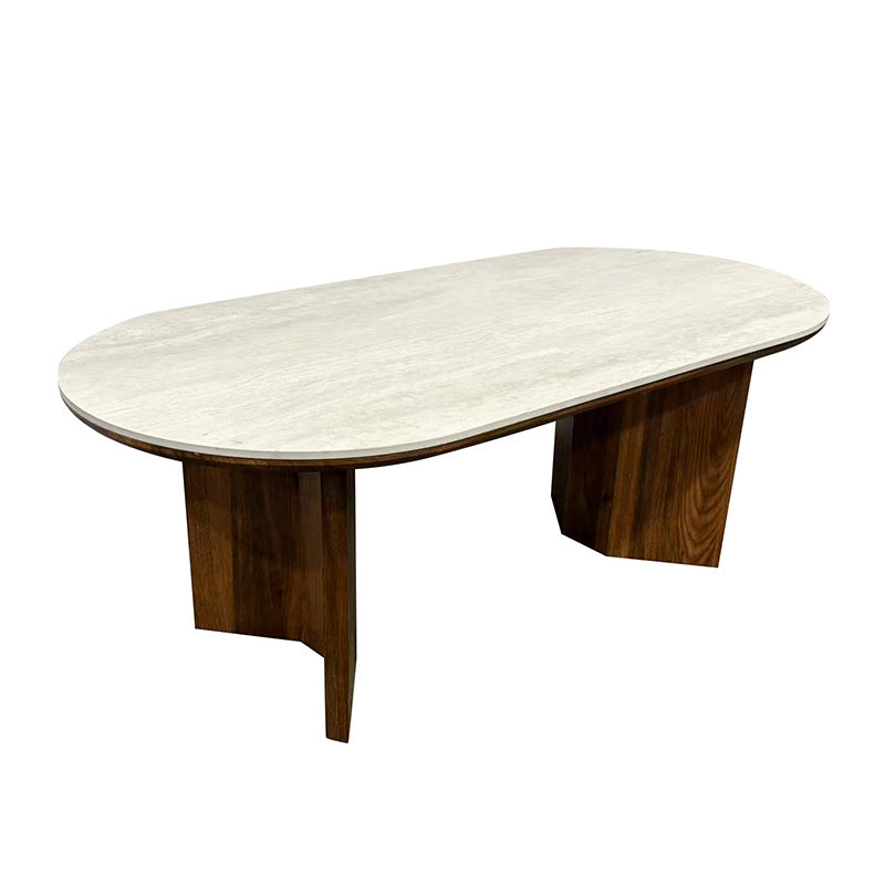 Medieval style slate coffee table living room small apartment low table casualaccessible luxury coffee table mdf solid wood sticker coffee table