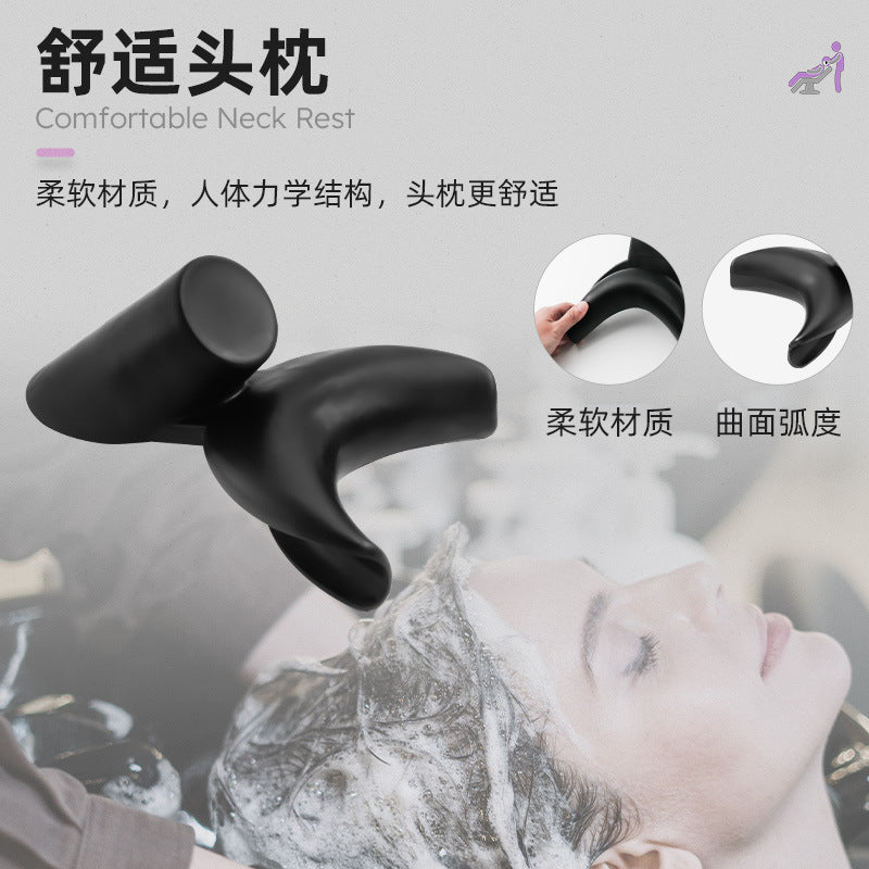 Barber shop hair neck pillow U-shaped pad non-slip silicone shampoo pad hair salon special shampoo bed universal pillow
