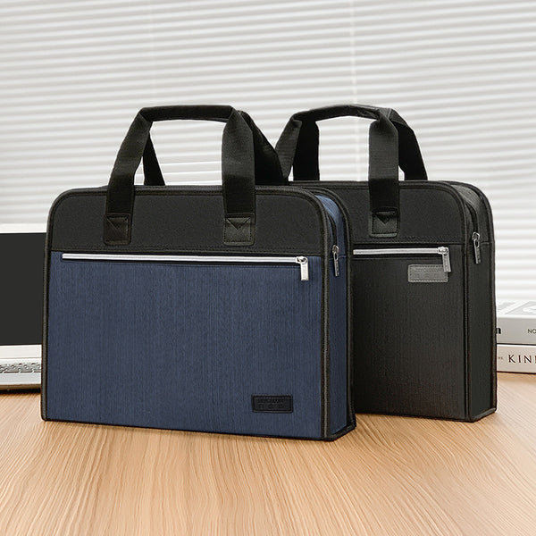 Yiyunchen Men's Briefcase File Bag Customized Logo Handbag Women's Briefcase Office Meeting Bag Printing