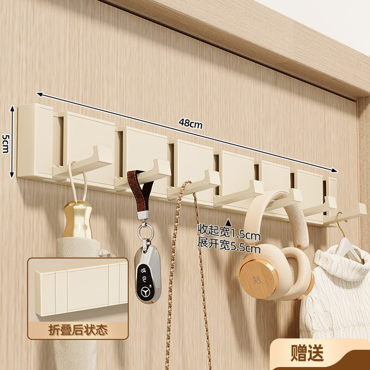 Invisible hook entryway no-drill over-the-door clothes hanger wall-mounted entryway coat hook - premium quality
