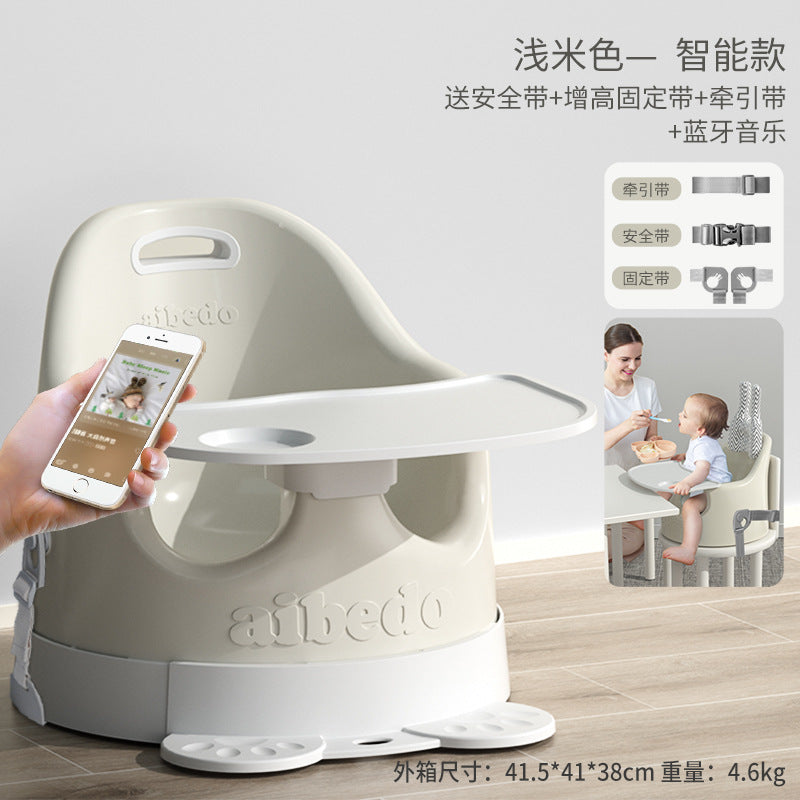 Baby learning to sit chair artifact anti-rollover baby sitting artifact does not hurt the spine Home music dining chair can take a bath