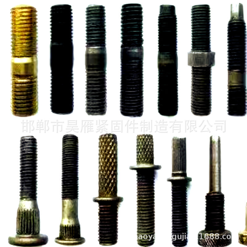Non-standard bolts, special-shaped screws, multi-station cold heading special-shaped parts, precision hardware customization, difficult pattern customization