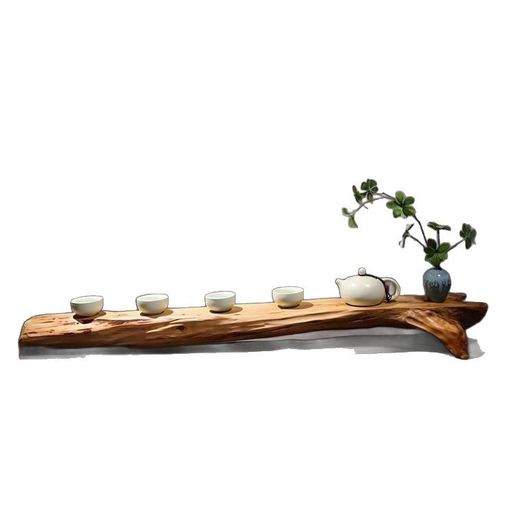 Weathered dead wood ornaments 2 thuja root carving bonsai bottom base tea ceremony tea room tea table dry tea table