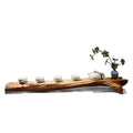 Weathered dead wood ornaments 2 thuja root carving bonsai bottom base tea ceremony tea room tea table dry tea table