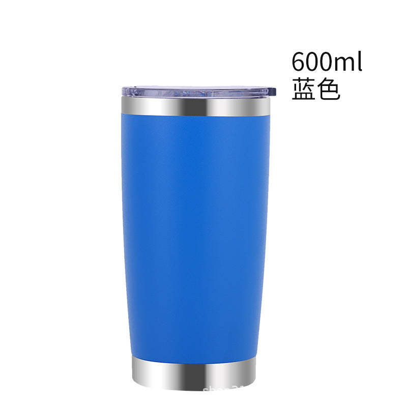 304 stainless steel car cup spray vacuum car ice cup portable double drink cold beer cup wholesale