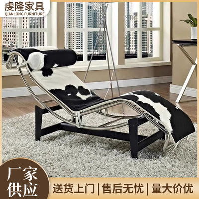 For home le corbusier lounge chair for home balcony lunch break single sofa chair casual office single casual sleeper chair