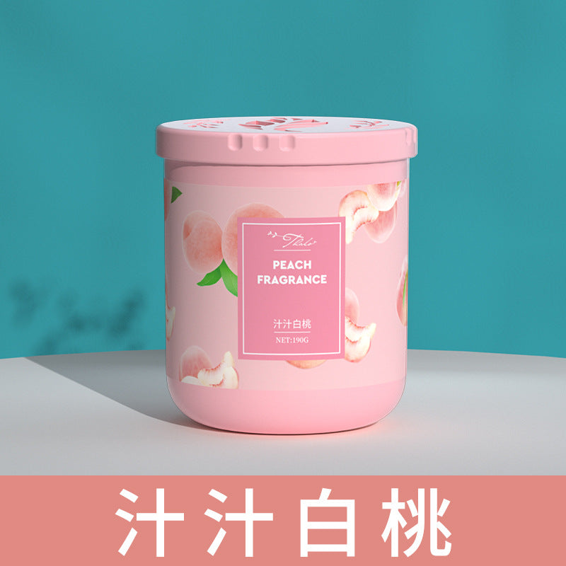 Tmall style round box solid perfume balm - home aromatherapy ornament, odor eliminator, fragrant indoor deodorizer, air freshener