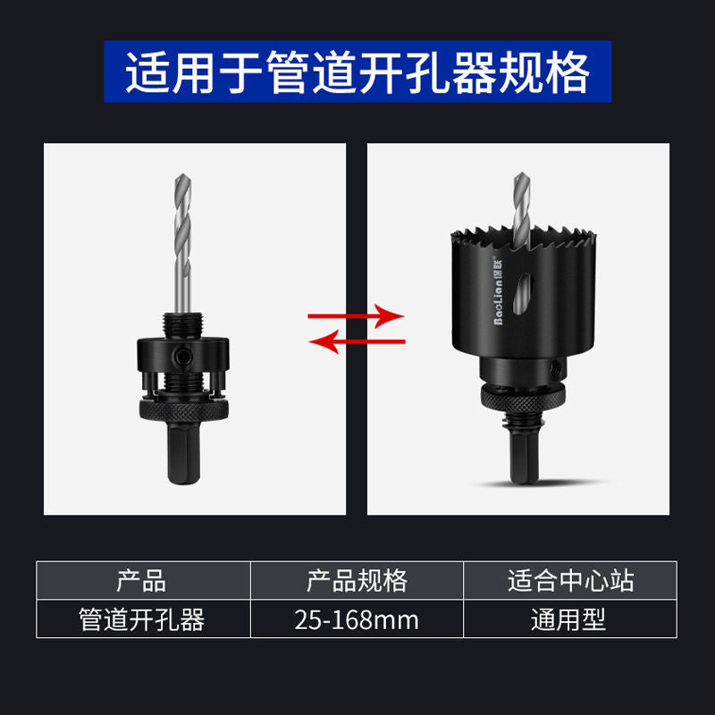 Hole opener center drill alloy hole opener center slot drill bit bimetal high speed steel wall hole opener drill core