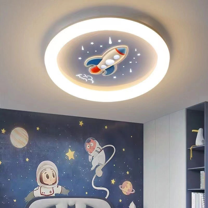 Intelligent led ceiling light full spectrum bedroom light simple creative boy children's room airplane restaurant room lighting
