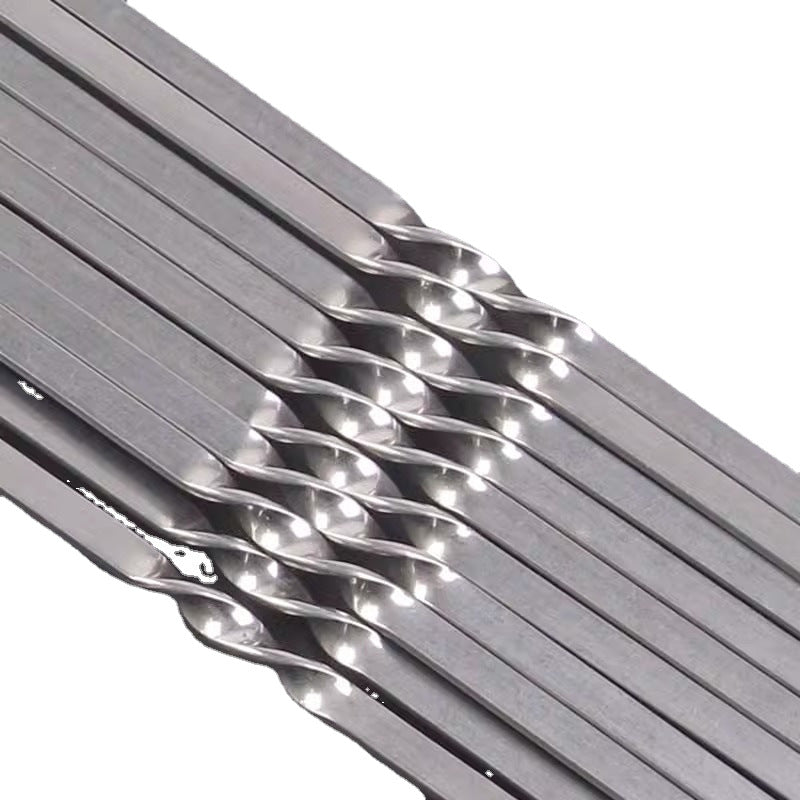 Bbq skewer net clip bbq needle mutton skewers barbecue tools supplies clip outdoor steel needle iron drill gloves accessories