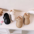Xiaoxiangfeng baby snow boots winter thick velvet men's and women's kids cotton shoes infant kids toddler shoes kids k-style milk tea