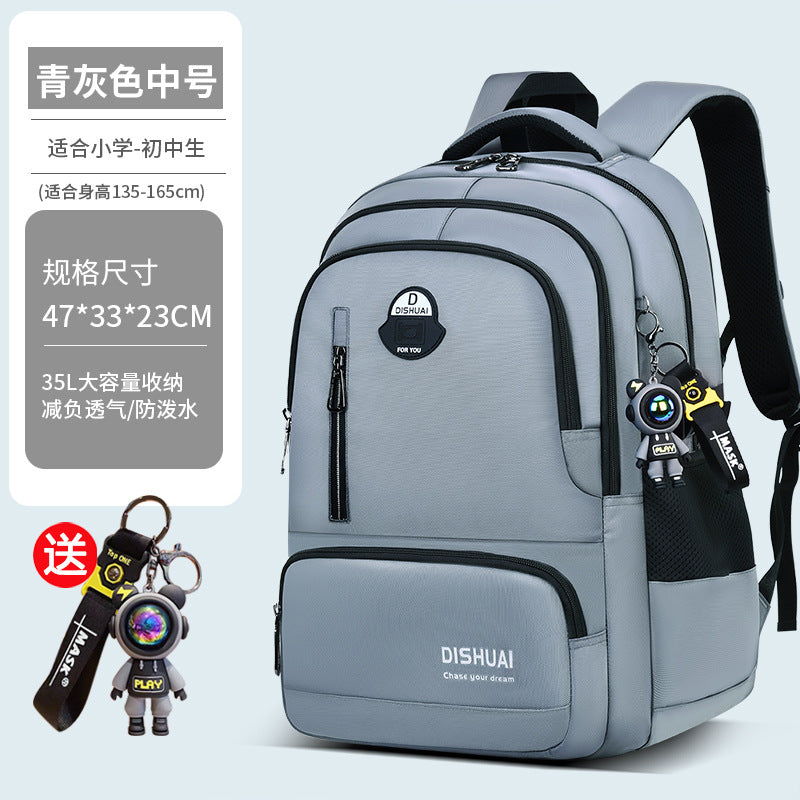2026 new school backpack for middle and high school boys - extra large capacity, ergonomic, and lightweight