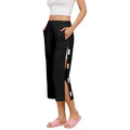 cross-border women's post-fracture recovery care pants - easy on/off, fully opened sides, 7/8 length leggings
