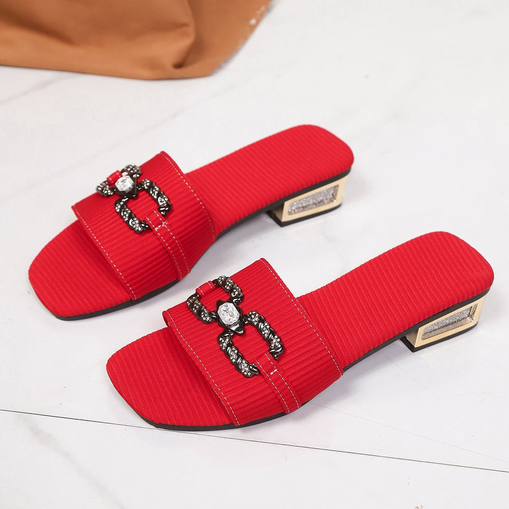 Women's metal buckle flat sandals - sizes 36-43 - 2026 summer new collection - open toe roman beach sandals for vacation