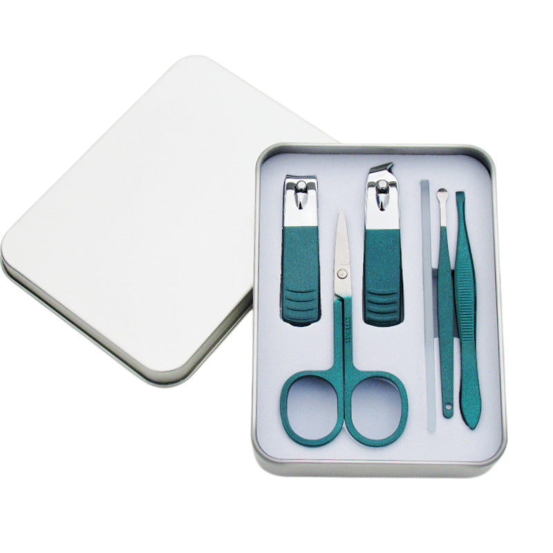 Stainless steel nail clipper three-piece gift set - cuticle nippers, manicure kit, wholesale nail clipper set