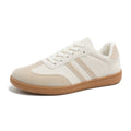 Women's german army trainers (gats) - 2026 summer new arrival: breathable white sneakers, korean style, versatile flat sole, athletic casual skate shoes, single shoes