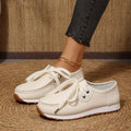 summer new arrival: plus-size women's casual comfortable low-cut lace-up fashion flats - wholesale for export