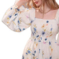 Summer  european and american style tie-dye print casual long sleeve and shorts set loungewear
