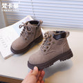 Vancahao kidsboots autumnew arrivalk-stylegirl knight boots boys big yellow boots medium and big kids
