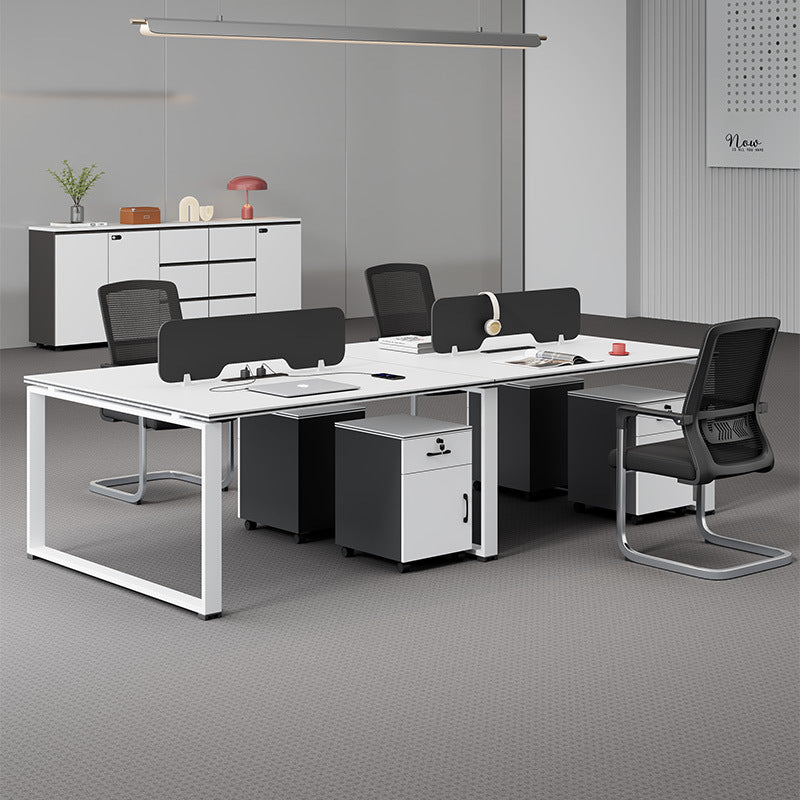 Saint li staff desk casual current employee slot computer desk work slot screen office table and chair combination