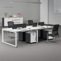 Saint li staff desk casual current employee slot computer desk work slot screen office table and chair combination