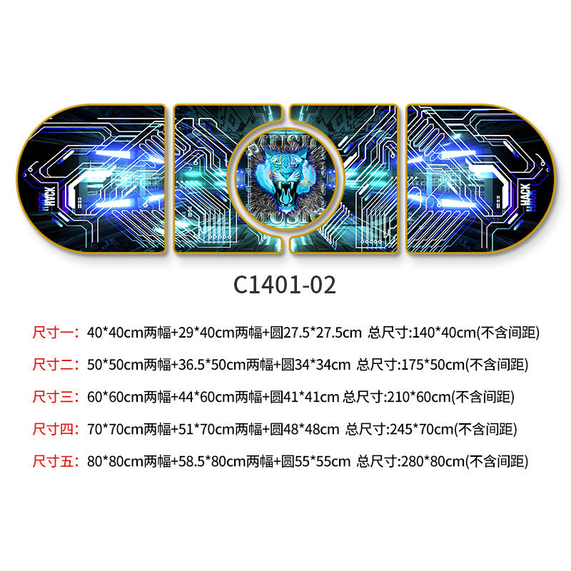 KTV box background wall creative painting bar clear bar atmosphere layout decorative painting nightclub image wall mural