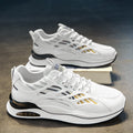 Men's winter breathable 2025 new youth sports shoes mesh running casual white chunky sole dad shoes trendy sneakers