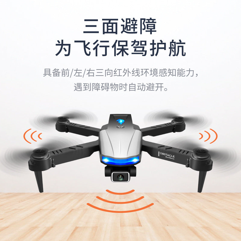 Customized s85 obstacle avoidance drone 4k dual camera aerial photography quadcopter fixed height aircraft toy three-sided 4k