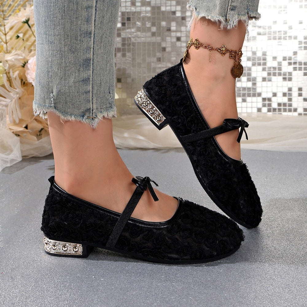 Exportplus sizenew arrival with skirt pure colorlace flower flatsflatsflatsballet shoes scoop shoes