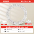Ring double row-no flicker φ19cm-36w white light with terminal block