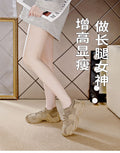 Women's spring versatile "ugly cute" dopamine shoes - octopus coconut sneakers, flyknit casual shoes, chunky platform dad shoes