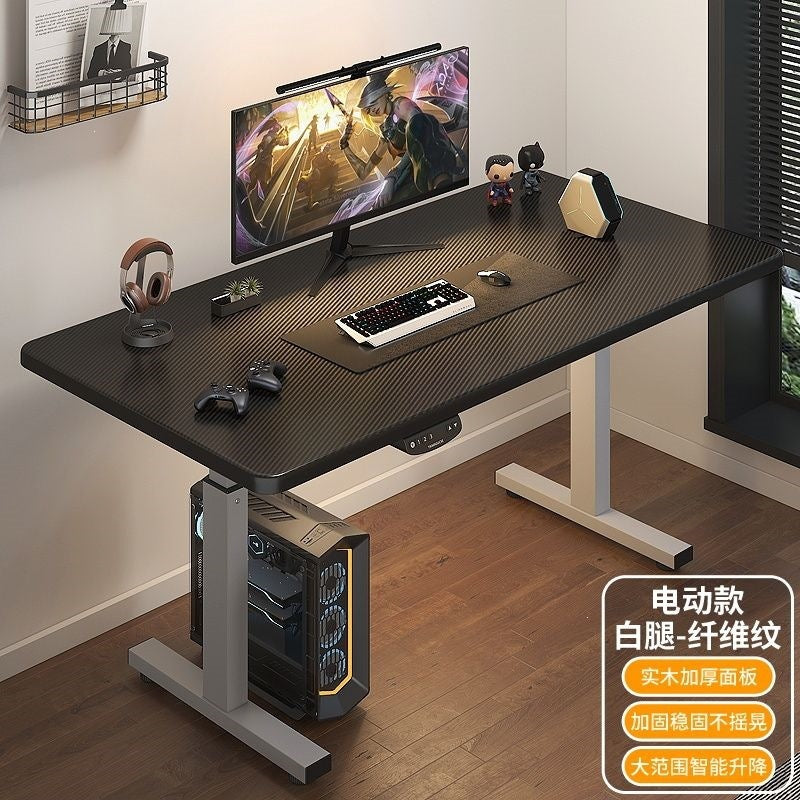 Electric adjustable desk - heavy-duty, reinforced legs - perfect for home office, gaming, study, and computer use