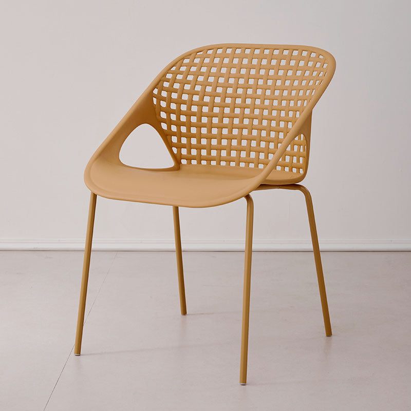 Popular home dining chair outdoor thickened back chair milk tea shop restaurant stackable casual negotiation office chair scandinavian