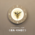 Scandinaviancasualfashion creative led wall clock wall lamp living room study bedroom lamp living room lamp decorative lighting fixtures