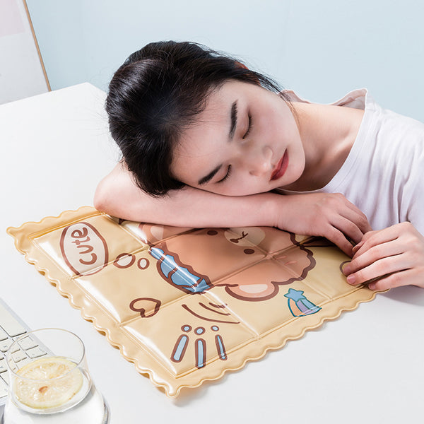 Cartoon water-free ice pad cooling and heat dissipation summer supplies water cushion car seat cushion summer ice pad ice pillow cold pillow