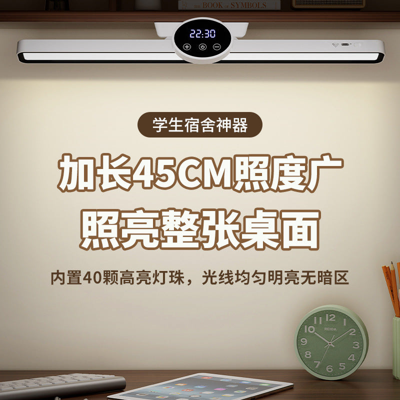 Desk lamp for study, eye protection, student desk, magnetic ceiling lamp, dormitory, kids, rechargeable reading lamp, bench lamp