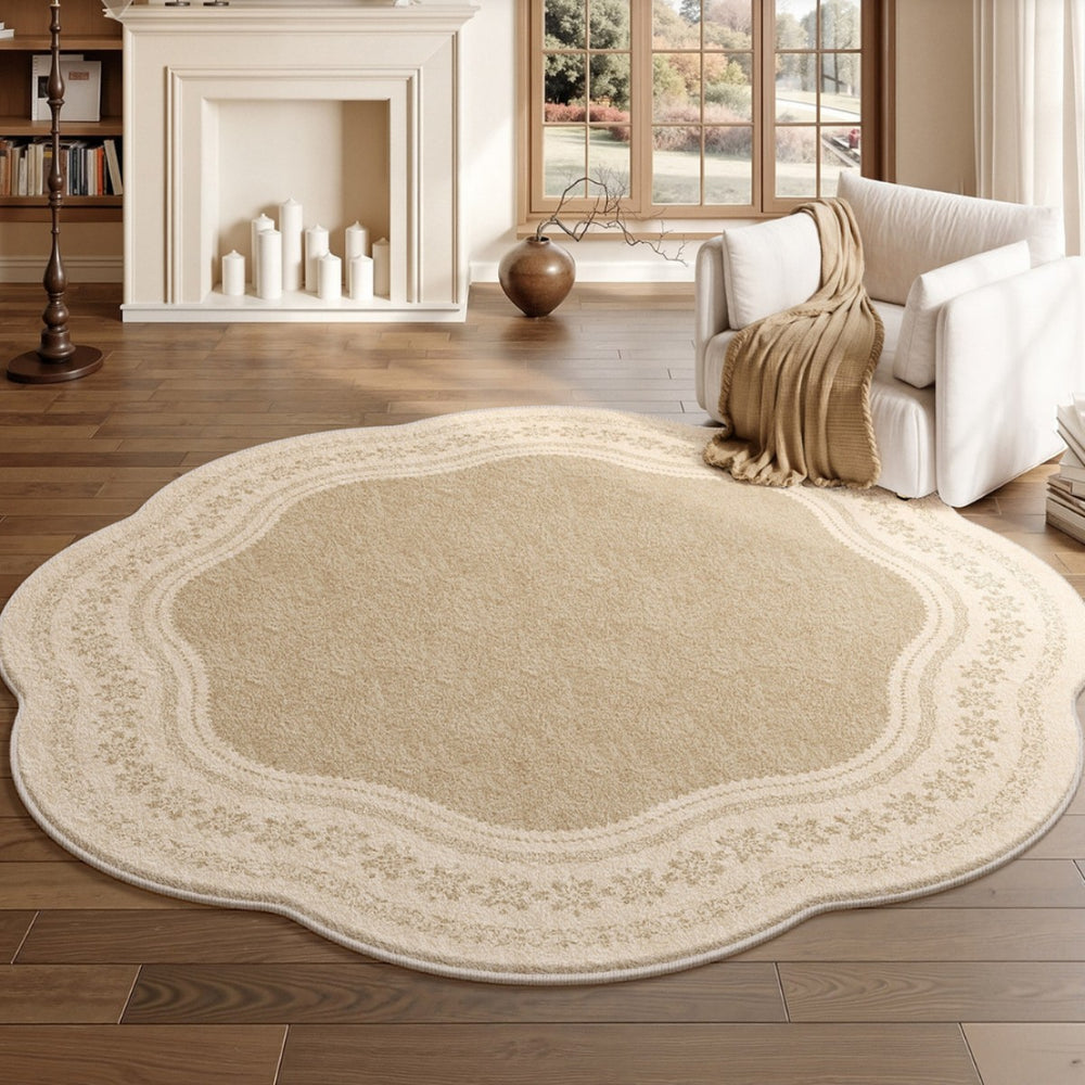 French round carpet  new living room sofa bedroom bedside balcony floor mat non-slip chair computer chair special shape