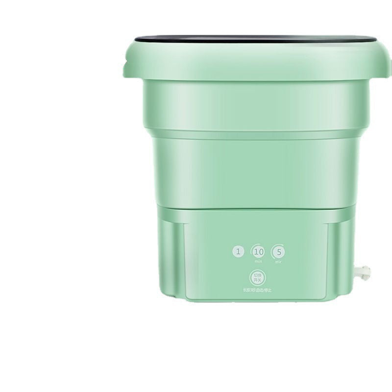Portable foldable washing machine - all-in-one washer & dryer for underwear, baby clothes, and small items - compact & perfect for college students